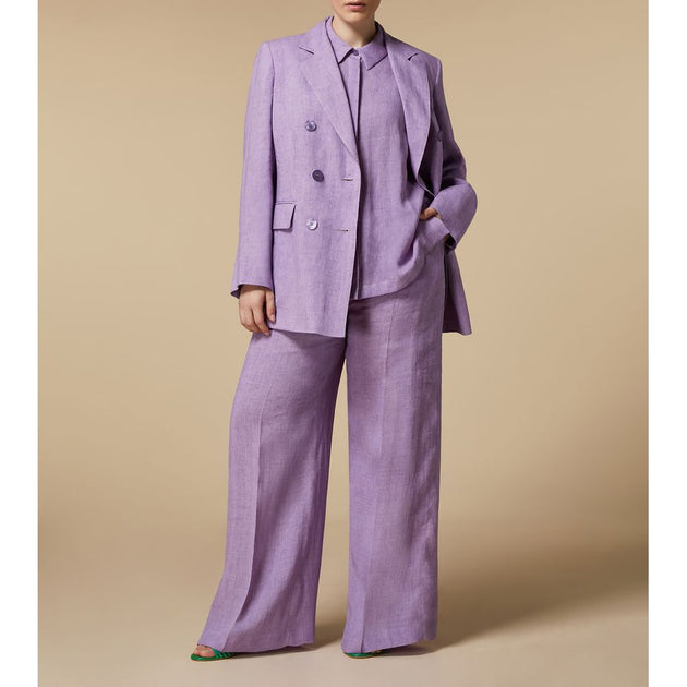Marina Rinaldi Euclide Trousers Purple US 14 3