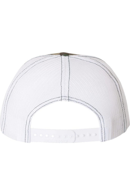  Richardson Patterned Snapback Trucker Cap Green 3