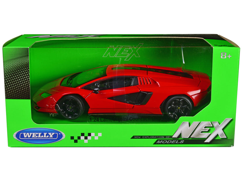 Welly Lamborghini Countach LPI 800-4 Red 1/24 Diecast Model Car 2