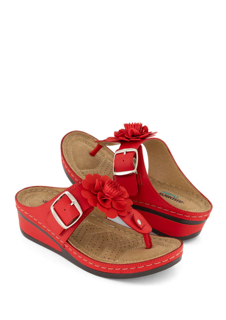 Andrea Women Sandals Red US 5 4