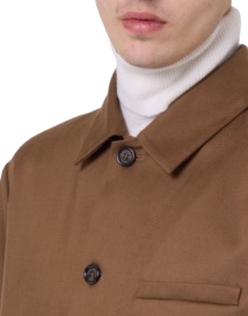 Paolo Pecora Shirt Jacket Brown EU 52 3
