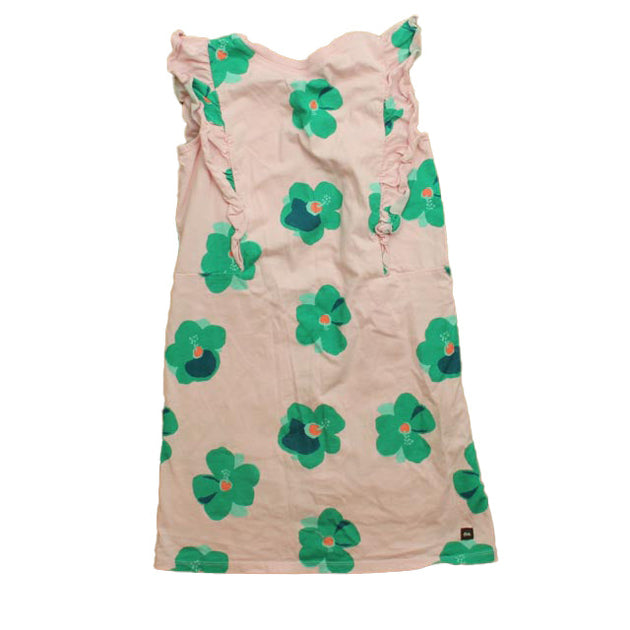 Tea Girls Floral Sun Dress Pink US 10 3
