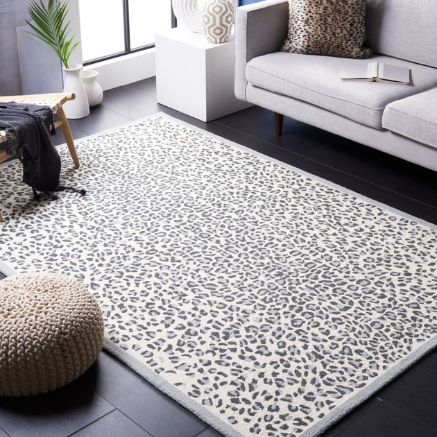 Safavieh MET868 Area Rug Grey/Ivory 2