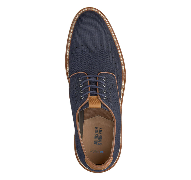 Johnston & Murphy Hodges Knit Wingtip Shoe Multi US 10.5 3