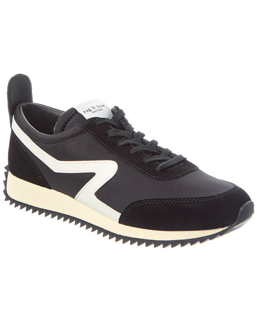 rag & bone Retro Runner Satin & Suede Sneaker black EU 41 2