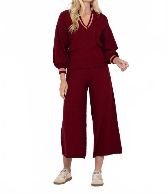 Emily McCarthy Lolli Sweater Red Small 2