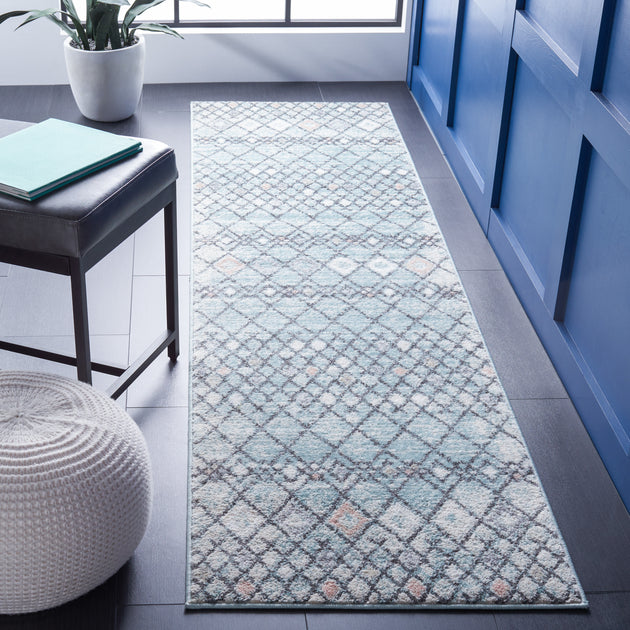 Safavieh Amsterdam AMS115 Area Rug Light Blue/Ivory 3