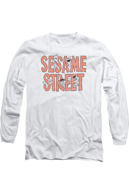 Gildan Sesame Street Sweatshirt White Small 2