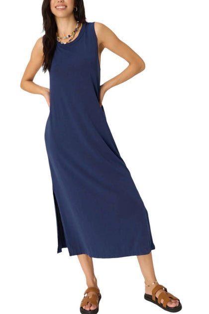 Pro-Ject Darla Tank Dress Blue Large 2