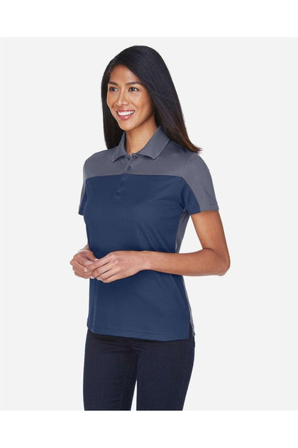CORE365 Women's Balance Colorblock Performance Pique Polo Multi Large 3
