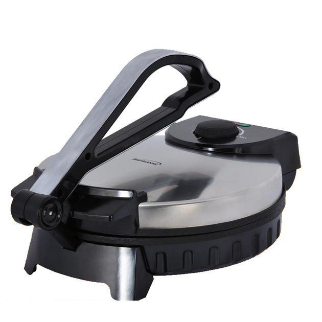 Brentwood TS-140 10 inch Roti Flatbread Tortilla Maker Silver 2