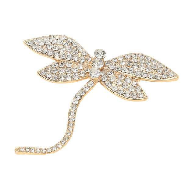 FASHNZFAB Dragonfly Pin Brooch Silver 6
