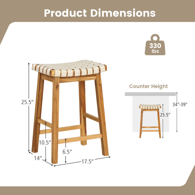 Hivvago Bar Stool Natural 4