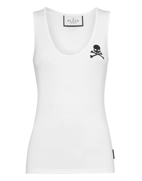 Philipp Plein Skull & Bones Tank Top Schwarz Medium 2