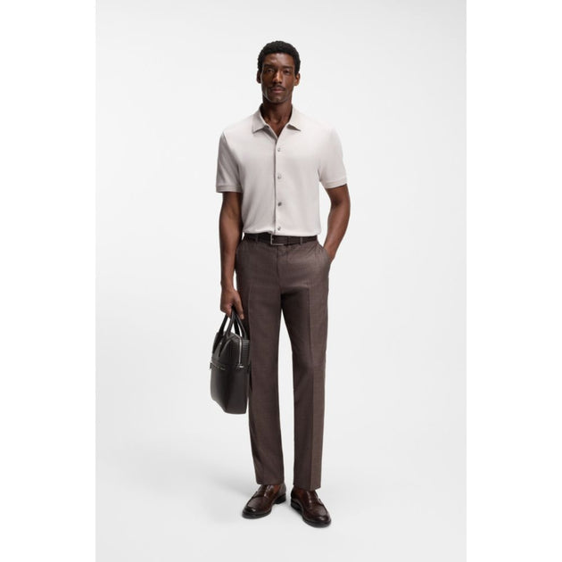 Boss Regular-fit Shirt Beige Medium 3