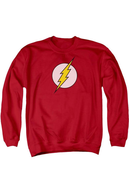 Gildan DC Comics Flash Logo Crewneck Sweatshirt Red XXL 2