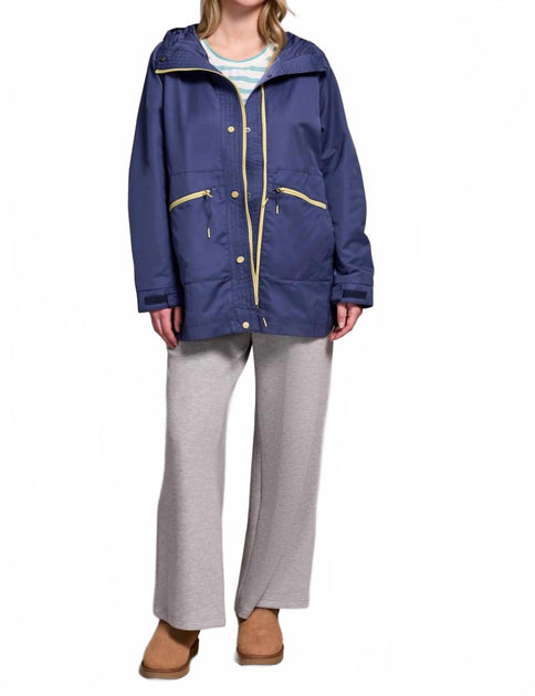 TRIBAL Hooded Coat Blue Large 2