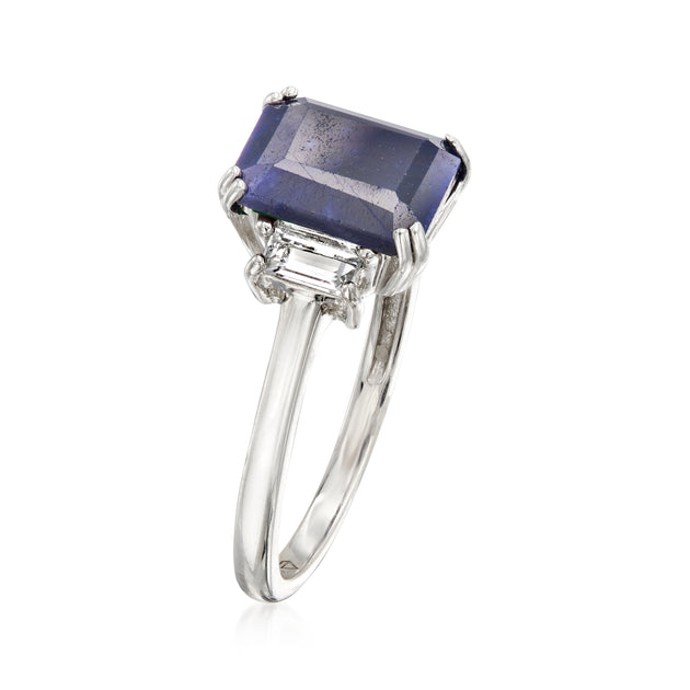 Ross-Simons Sapphire Topaz Ring Purple US 8 4