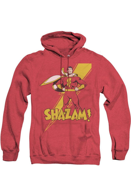 Gildan DC Comics Shazam Hooded Sweatshirt Red XLarge 2