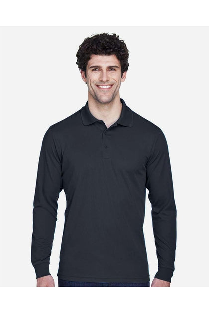 CORE365 Tall Pinnacle Performance Pique Polo Black XXXLarge 4