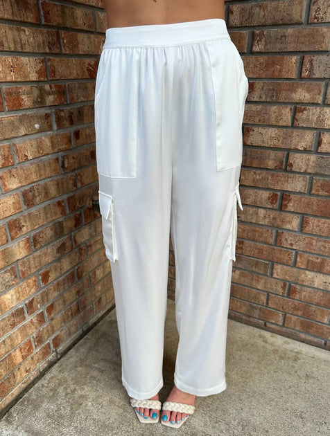 CIEBON Monica Cargo Pant White L 4