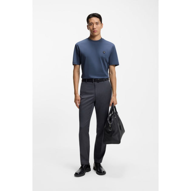 Boss Mercerized Cotton T-Shirt Blue XXXLarge 3