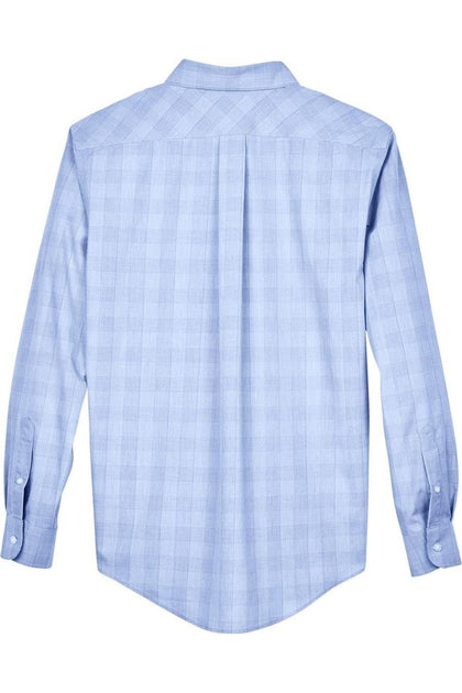 Devon & Jones Crown Collection Glen Plaid Dress Shirt Multi Large 3