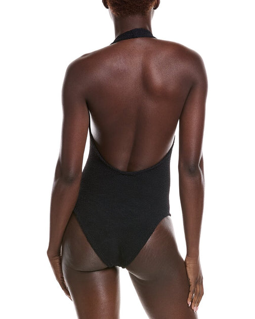 Hunza G Sandy One-Piece Swimsuit Black OS 3