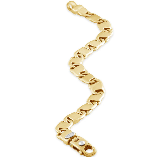 Pompeii3 Link Bracelet Gold 9mm 6