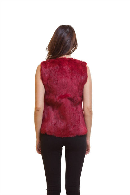 Love Token LT49-31 Fur Vest Pink Small 3