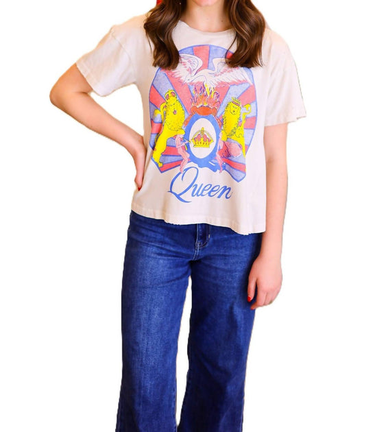 MadeWorn Queen Crewneck Tee White Large 3