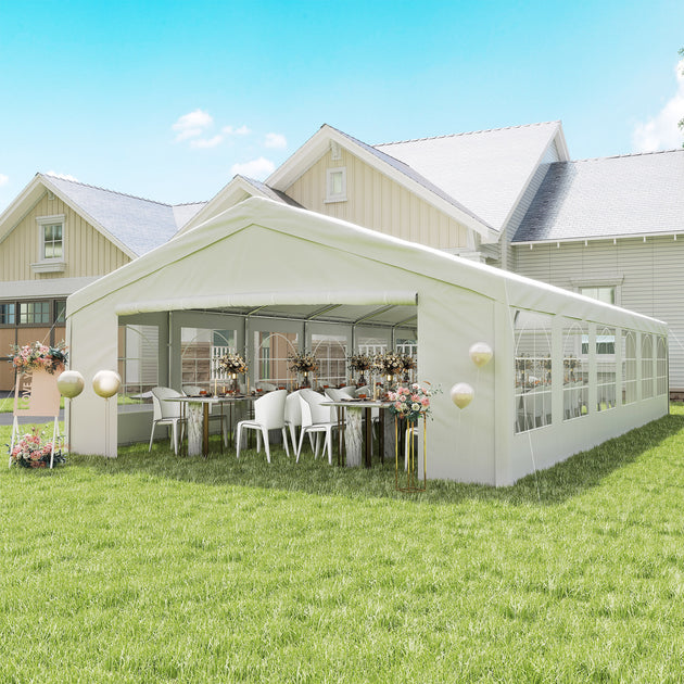 Hivvago 20x40 Outdoor Event Tent White 3