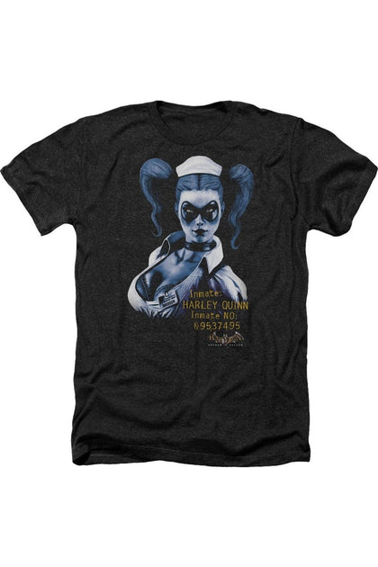 Gildan Batman Arkham Asylum Harley Quinn T-Shirt Schwarz Small 2