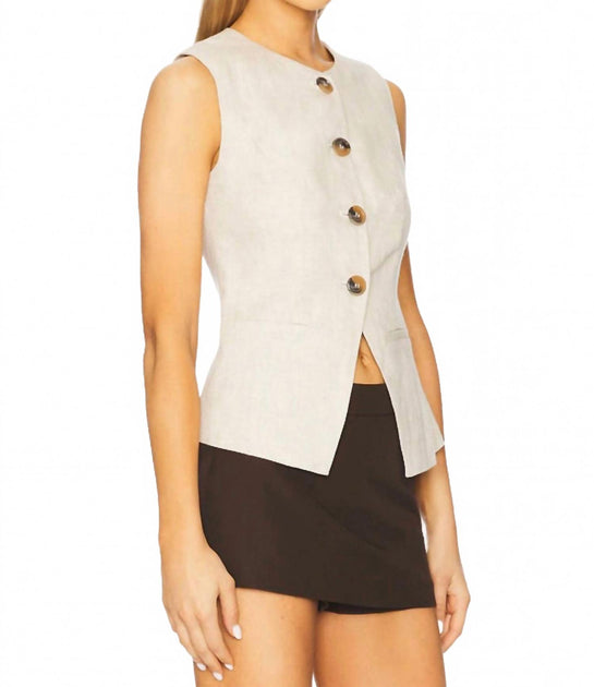 Heartloom Emerson Vest White Large 3