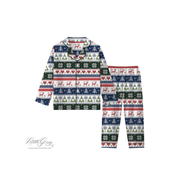 Little Grey Lounge Pajama Set Multi Medium 2