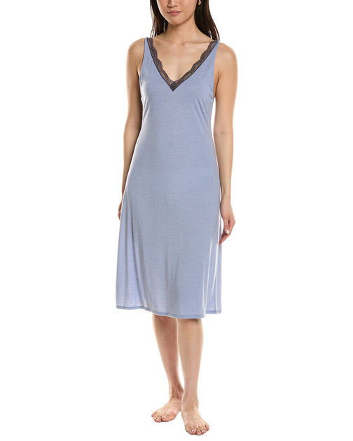 N Natori Dahlia Schlafkleid Blau 2
