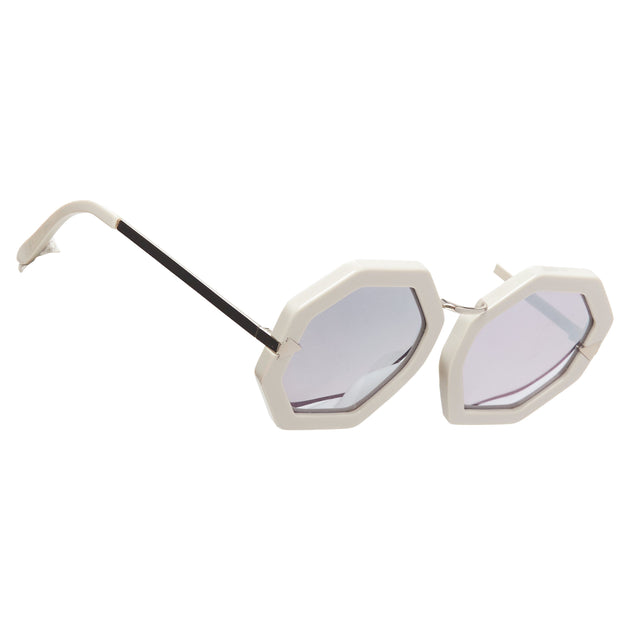 Karen Walker Moon Disco Acetate Handmade Hexagon Arrow Sunglasses Autre Marque Karen Walker Moon Disco Acetate Handmade  main image 4