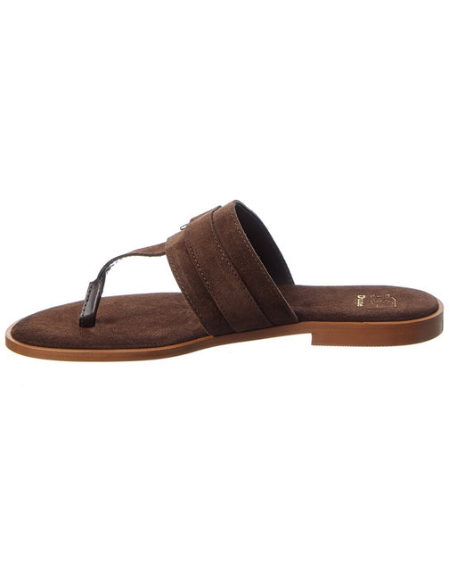 Dune London Lotica Suede Sandal Brown EU 39 3