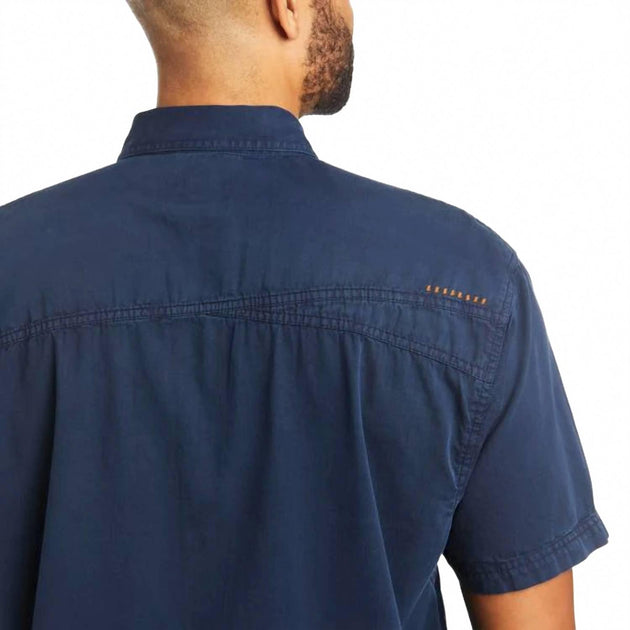 Ariat Rebar Work Shirt Blue Large 4