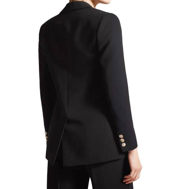 Ted Baker Llayla Double Breasted Jacket Black US 2 4