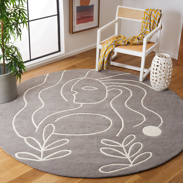 Safavieh FTV111 Area Rug Grey/Ivory 3