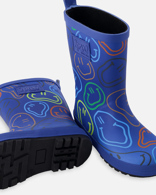 Deux par Deux Rain Boots Blue US 7 4