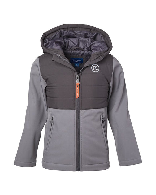 Perry Ellis Colorblocked Jacket Grey US 6 2