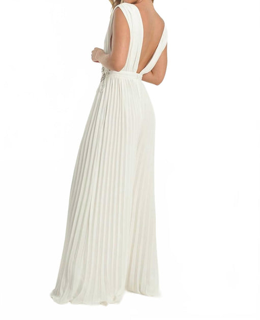 Steffany Milano Milano Jumpsuit Beige Small 4