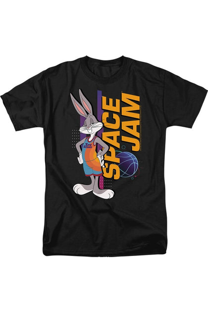 Gildan Space Jam 2 Bugs Standing T-Shirt Black XL 2