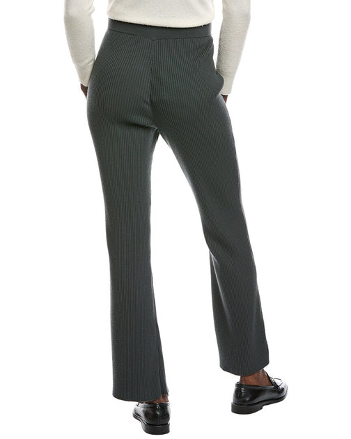Akris Rib Wool-Blend Pant Black US 2 3