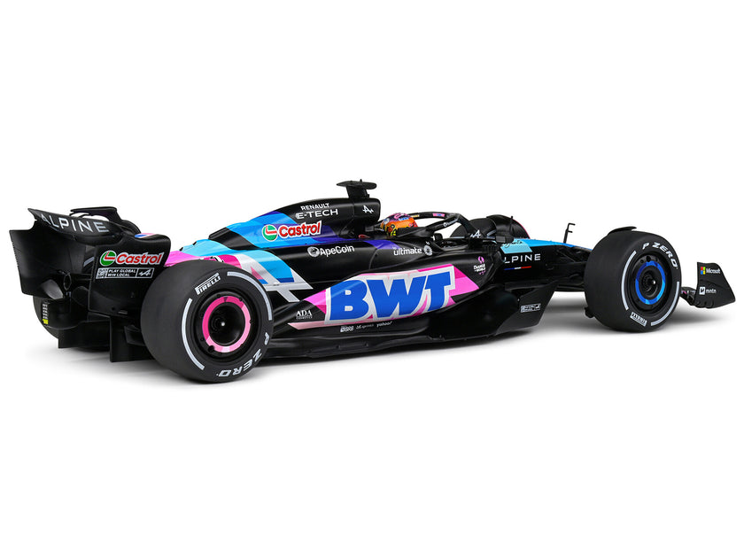 Solido 1/18 Alpine A524 #31 Esteban Ocon BWT F1 Miami GP 2024 Voiture 4