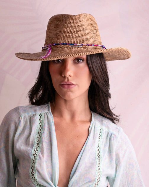 Les Néobourgeoises Neo Malaga Hat Beige One Size 2
