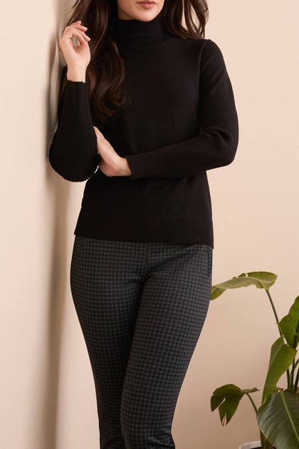 TRIBAL Turtleneck Sweater Black Medium Female 2