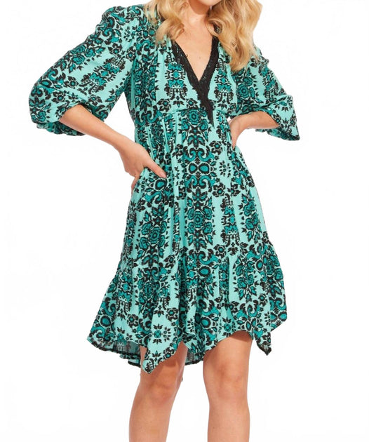 Eva Franco Melanie Dress Blue US 12 2